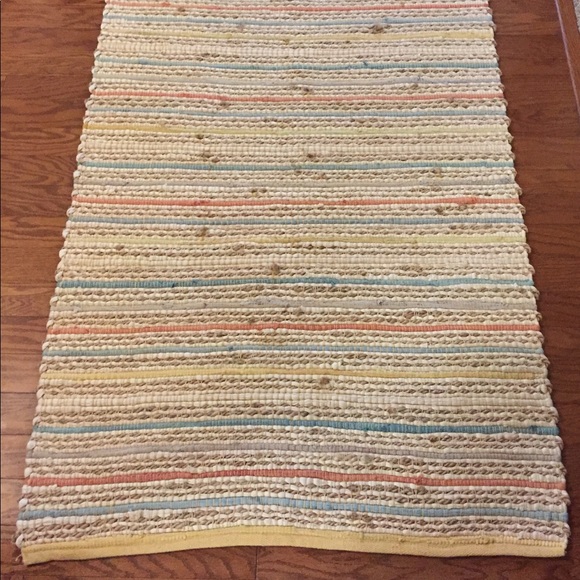 Pier 1 Accents Pier Rug Tapis 3 Ft X 5 Ft Blues And Browns Poshmark